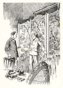 Illustrazione per Il ritratto di Dorian Gray di Oscar Wilde (litografia) da Lui Trugo