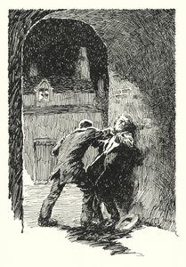 Illustrazione per Il Ritratto di Dorian Gray di Oscar Wilde da Lui Trugo