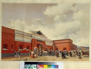 La fortezza marittima di Kronstadt. La porta di San Pietroburgo da Luigi Premazzi