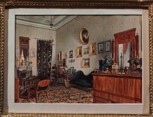 Lo studio della casa di Michail Obreskov