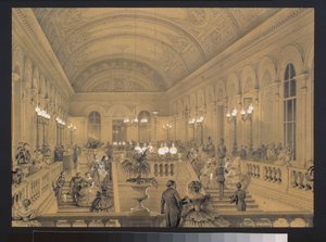 La scala del teatro imperiale Bolshoi Kammeny, a San Pietroburgo