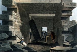 Interno del Tempio di Giove Ammone, tavola 71 da 
