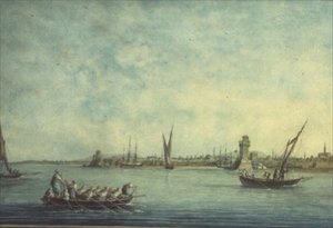 Veduta di Rodi dal Mare