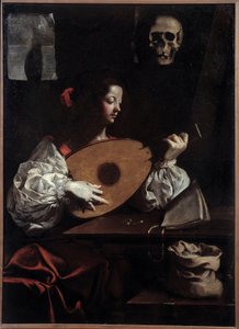 Suonatore di liuto da Luigi Miradori