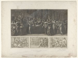 Quattro scene della guerra di Troia da Luigi Ademollo