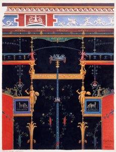 Decorazioni murali dalla Casa di Aulo Vettio, Pompei, c.36-39 d.C. da Luigi Bazzani