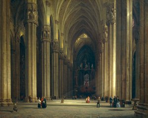 Interno del Duomo di Milano da Luigi Bisi