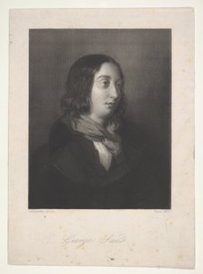 Ritratto di George Sand, 1837 da Luigi Calamatta