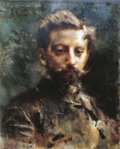 Ritratto di Primo Levi, c.1880 da Luigi Conconi