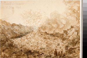 Cratere del Vesuvio a Napoli
