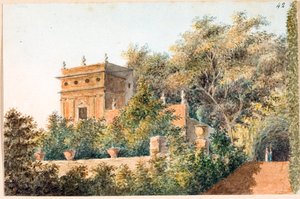 Veduta di Villa Pallavicini delle Peschiere, Genova
