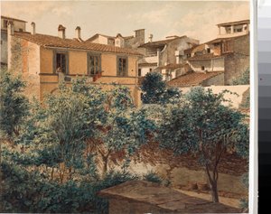 Veduta di case a Firenze da Luigi Garibbo