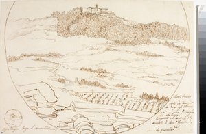 Veduta di Monte Senario vicino a Firenze da Luigi Garibbo