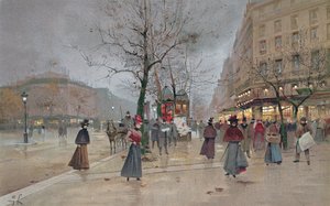 Sera nel quartiere dell