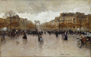 Rond Point des Champs Elysees, Parigi