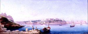 Porto di Valletta da Luigi Maria Galea