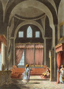 Interno di un harem al Cairo da Luigi Mayer