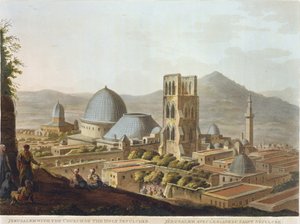 Gerusalemme con la Chiesa del Santo Sepolcro, tavola 3 da 