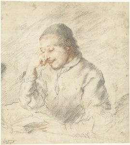 Ritratto di un ecclesiastico che legge da Luigi Pellegrino Scaramuccia