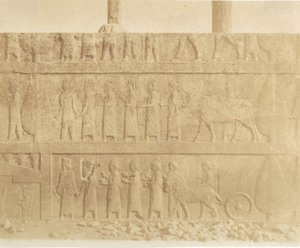 Processione sulla Facciata della Grande Scala, 1858 da Luigi Pesce