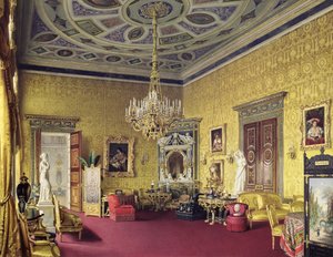 La sala di Lione nel Palazzo di Caterina a Tsarskoye Selo, 1859 da Luigi Premazzi