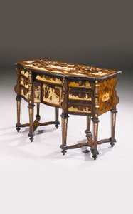 Scrivania mazarin torinese, inizio XVIII secolo da Luigi Prinotto