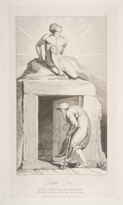 La porta della morte, da The Grave, una poesia di Robert Blair, 1 marzo 1813 da Luigi Schiavonetti