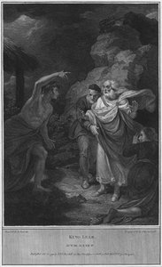 Re Lear. Atto III. Scena IV, 1792 da Luigi Schiavonetti