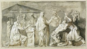 Antico sacrificio da Luis Paret y Alcazar