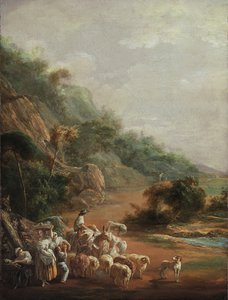 Scena con villaggi da Luis Paret y Alcazar