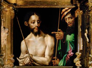 Ecce Homo (dipinto su legno) da Luis de Morales