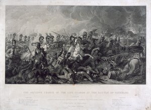 La carica decisiva delle Guardie della Vita a Waterloo