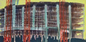 Work in Progress I, 2014 (olio e acrilico su tela)