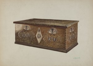 Cassapanca tedesca della Pennsylvania da Luther D. Wenrich