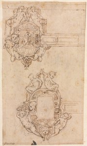 Progetto per Cerniere Decorative recto, metà 1500