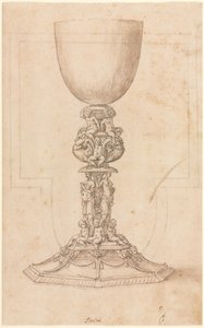 Progetto per un Calice recto Piano Architettonico verso