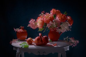 Viva natura floreale dai colori vivaci da Lydia Jacobs