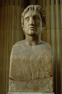 Alessandro Magno (356-323 a.C.) (marmo) da Lysippos (attributed to)