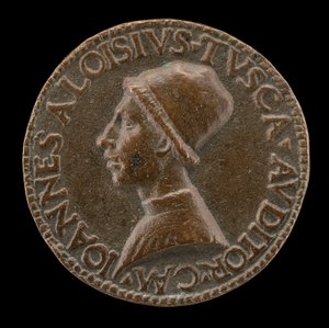 Giovanni Alvise Toscani, c. 1450-1478, giurista milanese, avvocato consistoriale...[dritto] da Lysippus Junior