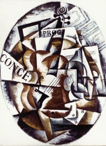Violino (1915) da Lyubov Sergeevna Popova