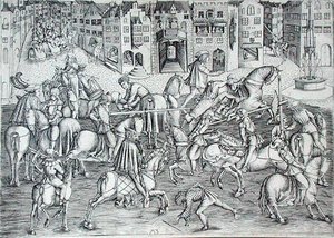 Il torneo, c.1500