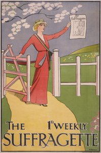 Poster per il giornale The Suffragette da M Bartels