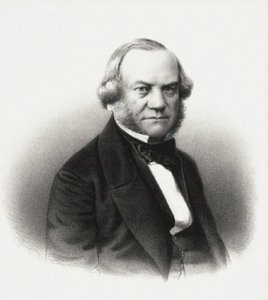 Ritratto del Direttore dei Teatri Imperiali Alexander Mikhaylovich Gedeonov, 1858 da M. Baryshev