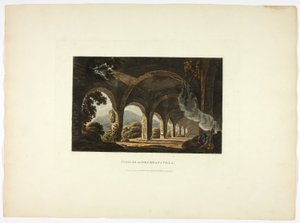 Le scuderie della Villa di Meccena, tavola undici delle Rovine di Roma