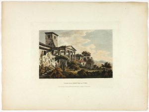 Tempio di Ercole a Cori, tavola trentadue delle Rovine di Roma