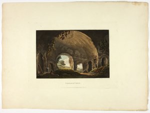 Tempio di Venere, lastra trentotto dalle Rovine di Roma da M. Dubourg