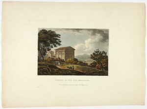 Tempio del Dio Rediculus, quinta lastra dalle rovine di Roma Tempio del Dio Rediculus, quinta lastra dalle rovine di Roma