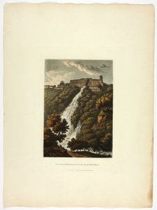 Le Cascatelle e le Stalle di Mecenate, tavola trentatré delle Rovine di Roma da M. Dubourg