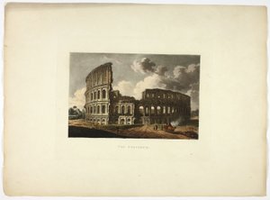 Il Colosseo, lastra quindici dalle Rovine di Roma