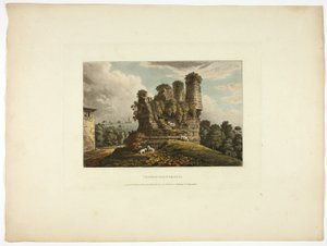 Tomba di Horath, sesta lastra delle Rovine di Roma da M. Dubourg